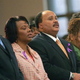 The children of Martin Luther King Jr. and Coretta Scott King—Dexter Scott King, Bernice King, Martin Luther King III and Yolanda King—at a tribute to their mother in February 2006 in Atlanta.
POOL/AFP/Getty Images